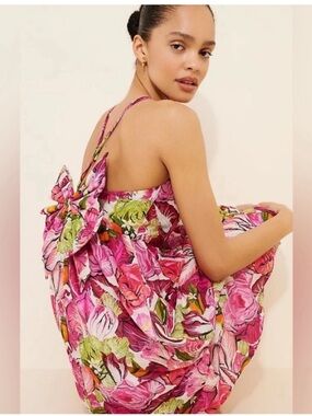 Rachel Antonoff Rebecca Dress Radicchio & Citrus